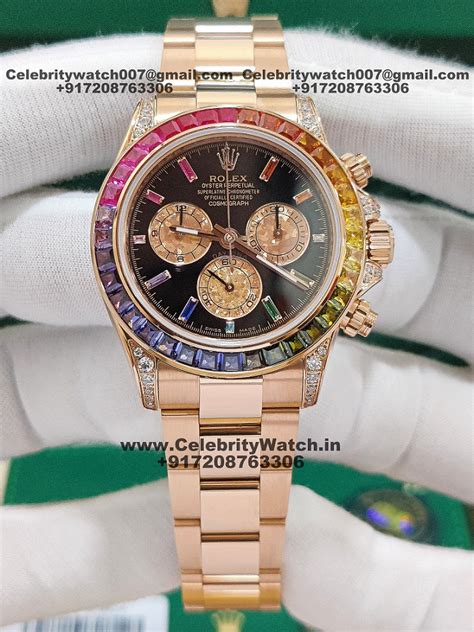 fake rainbow daytona rolex|rolex rainbow daytona original price.